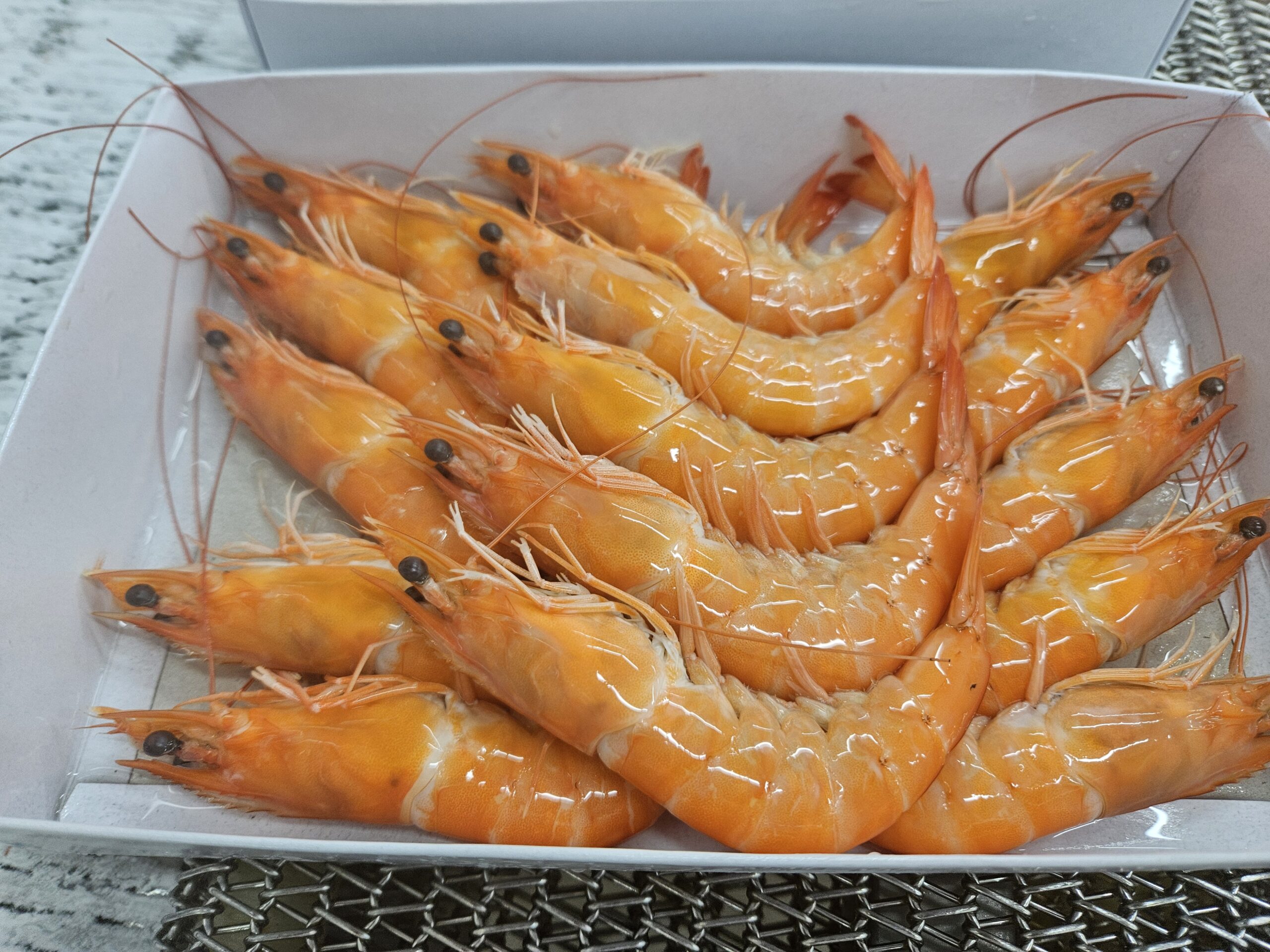 Tôm Thẻ NC Luộc Cấp Đông Hộp