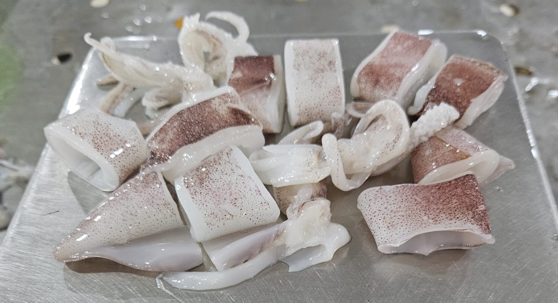 Mực Cắt Làm Sạch Cấp Đông